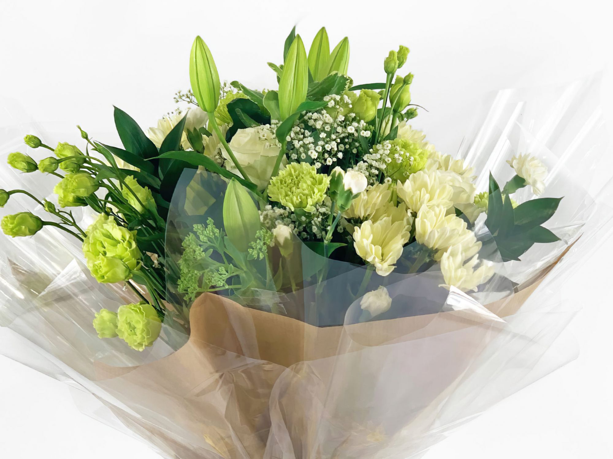 Aqua Handtied Flowers