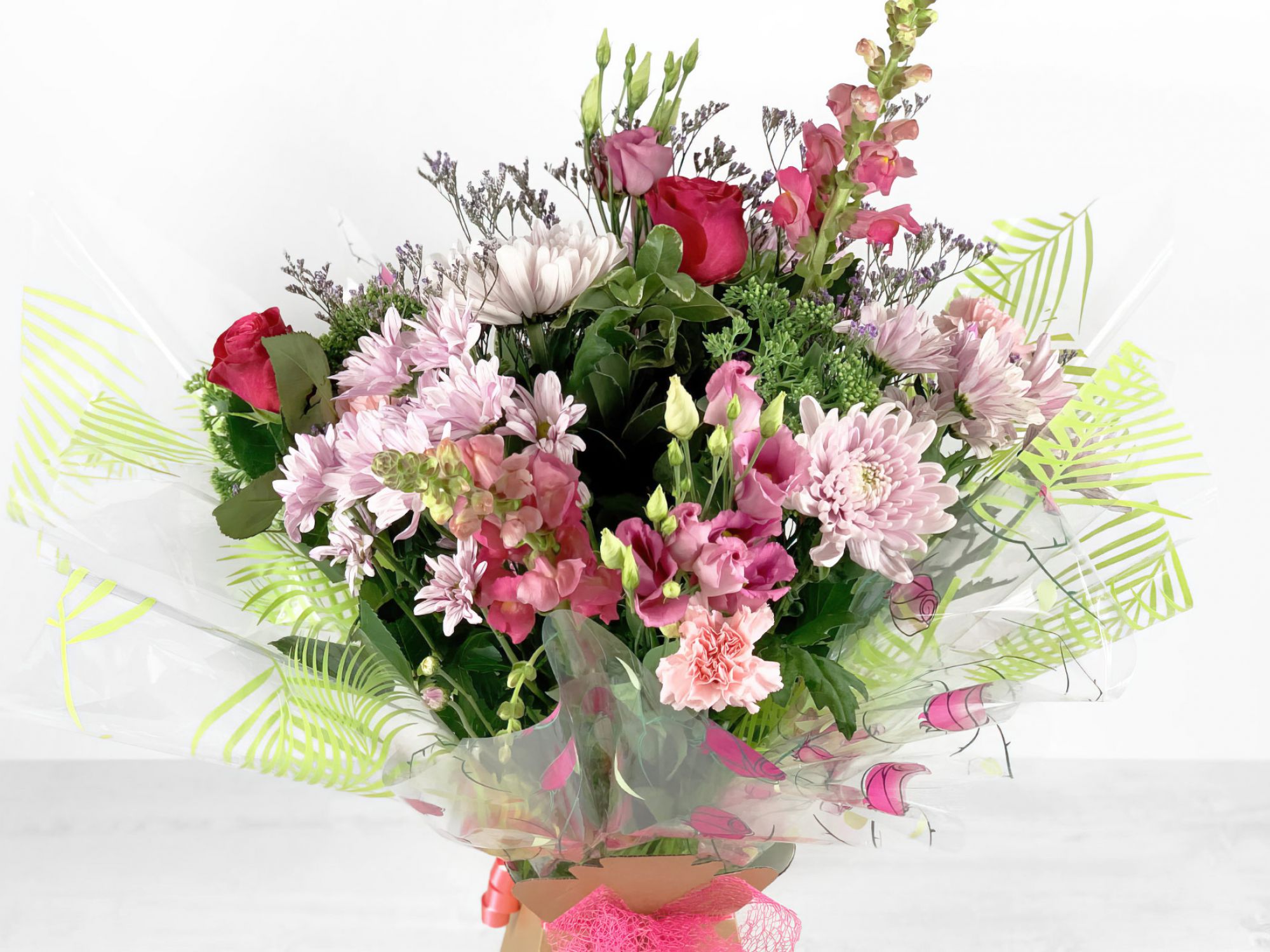 Aqua Handtied Flowers