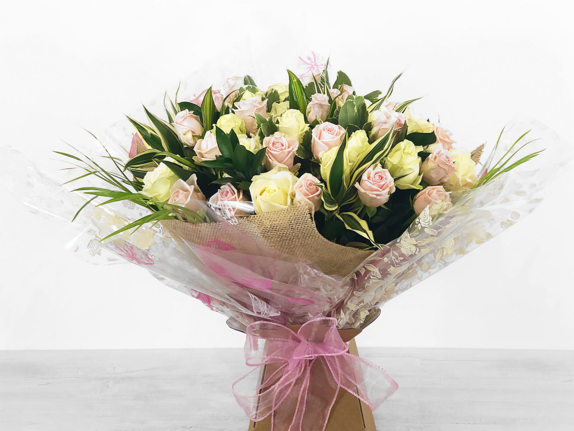 Aqua Handtied Flowers