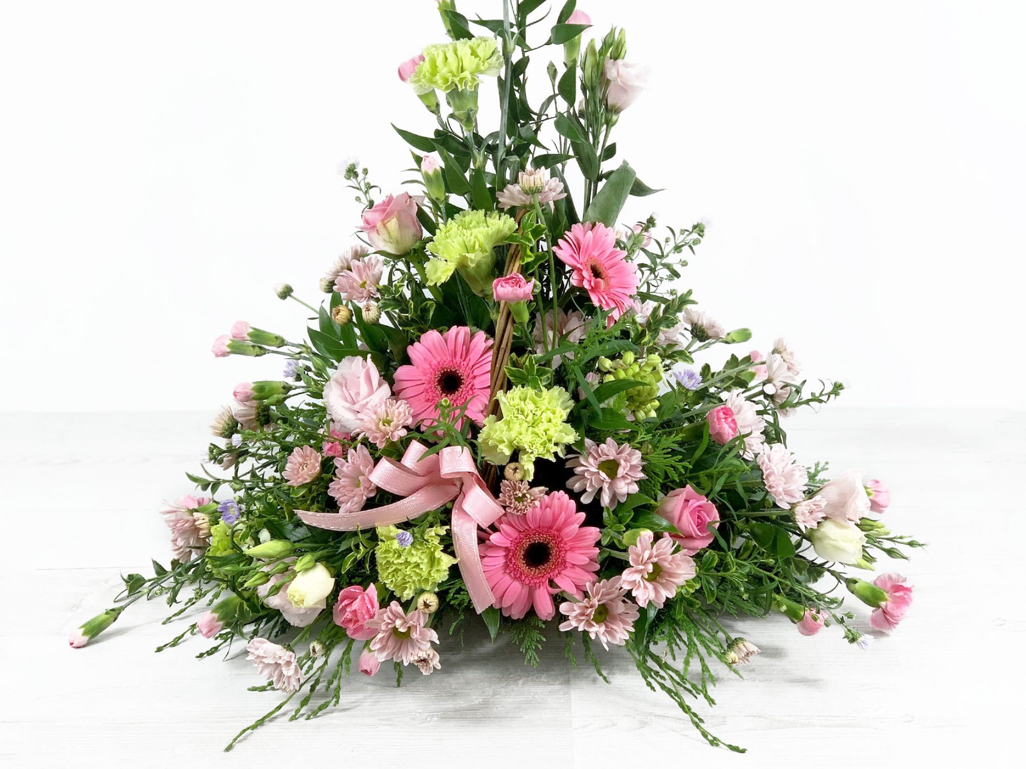 Through Basket Floral Arrangement