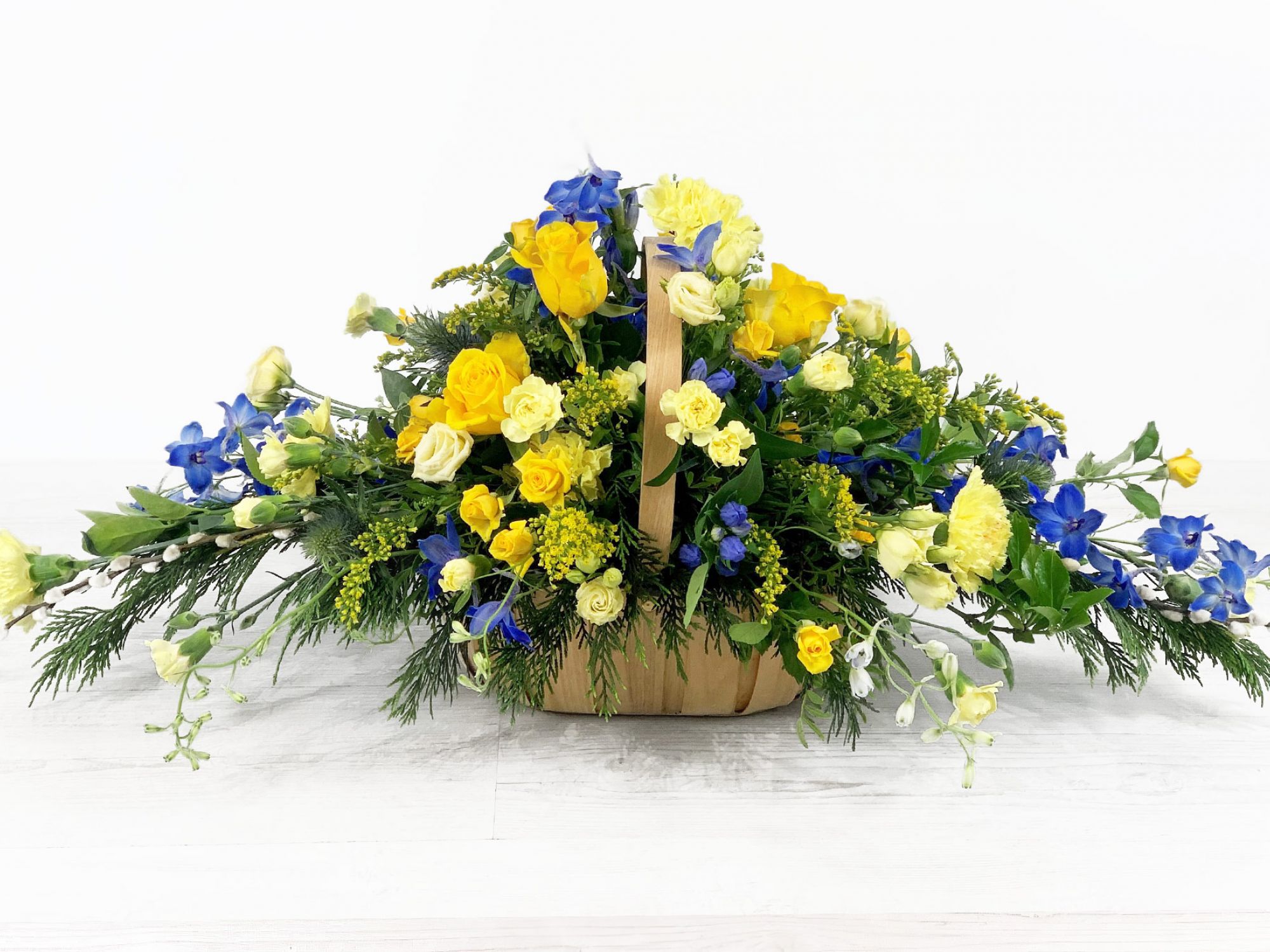 Through Basket Floral Arrangement