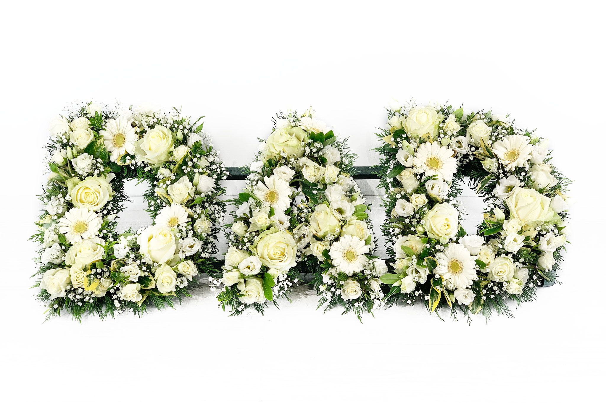 Lettering Floral Tribute 