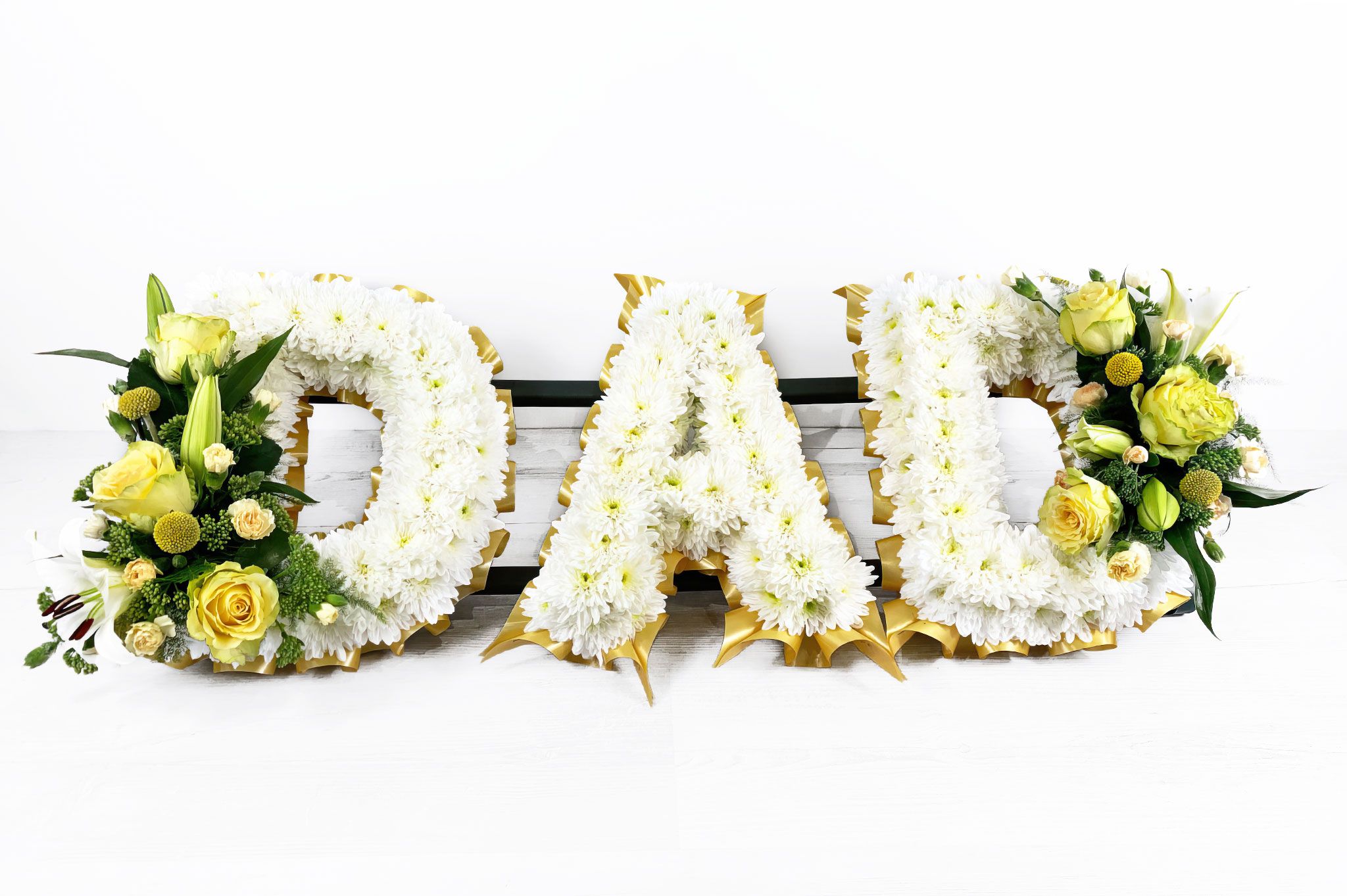 Lettering Floral Tribute 