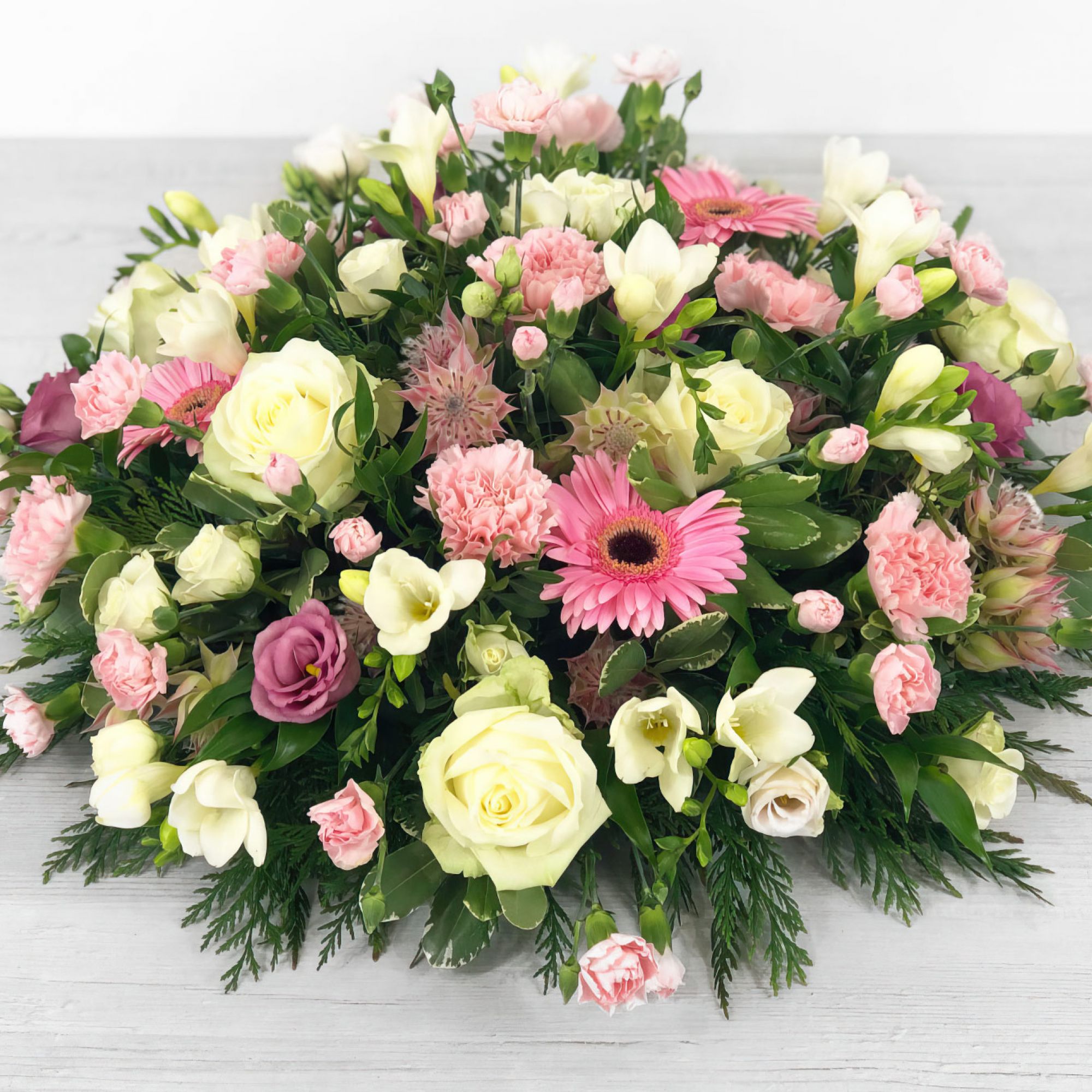 Loose Posy Pad Floral Tribute