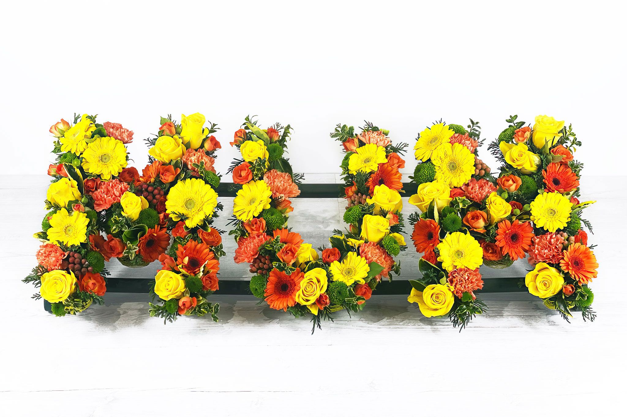 Lettering Floral Tribute 