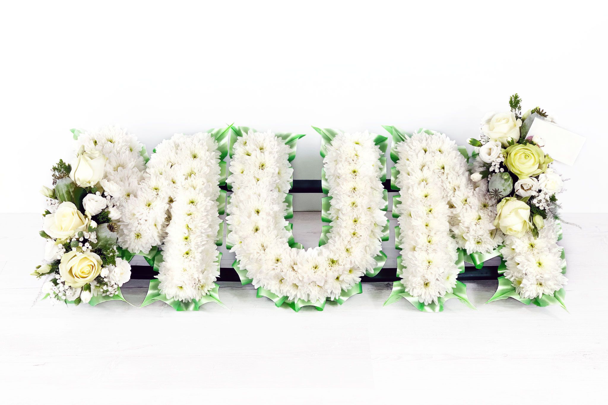 Lettering Floral Tribute 