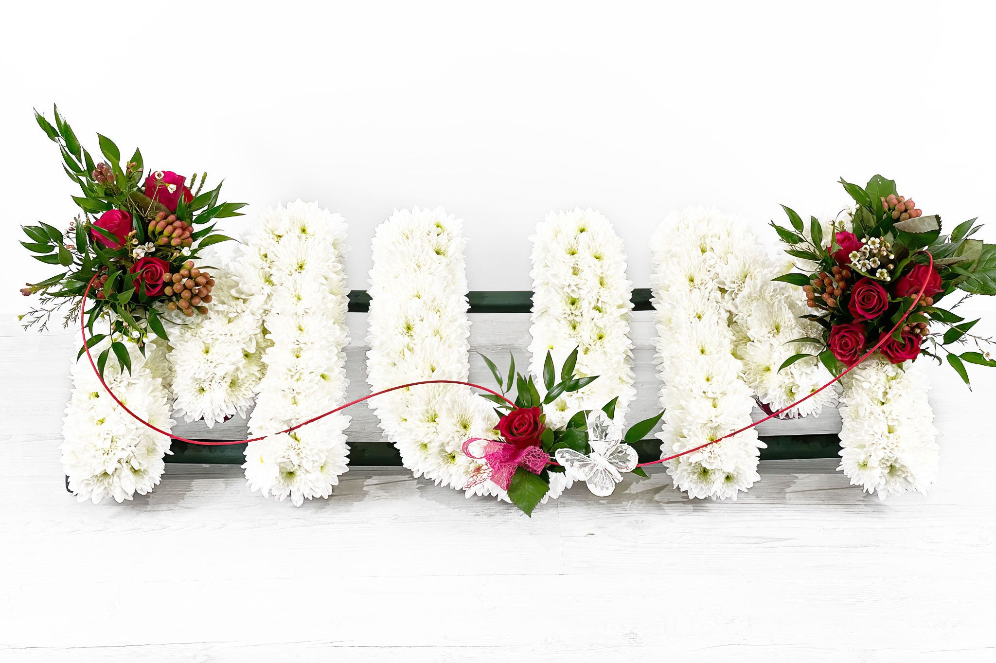 Lettering Floral Tribute 