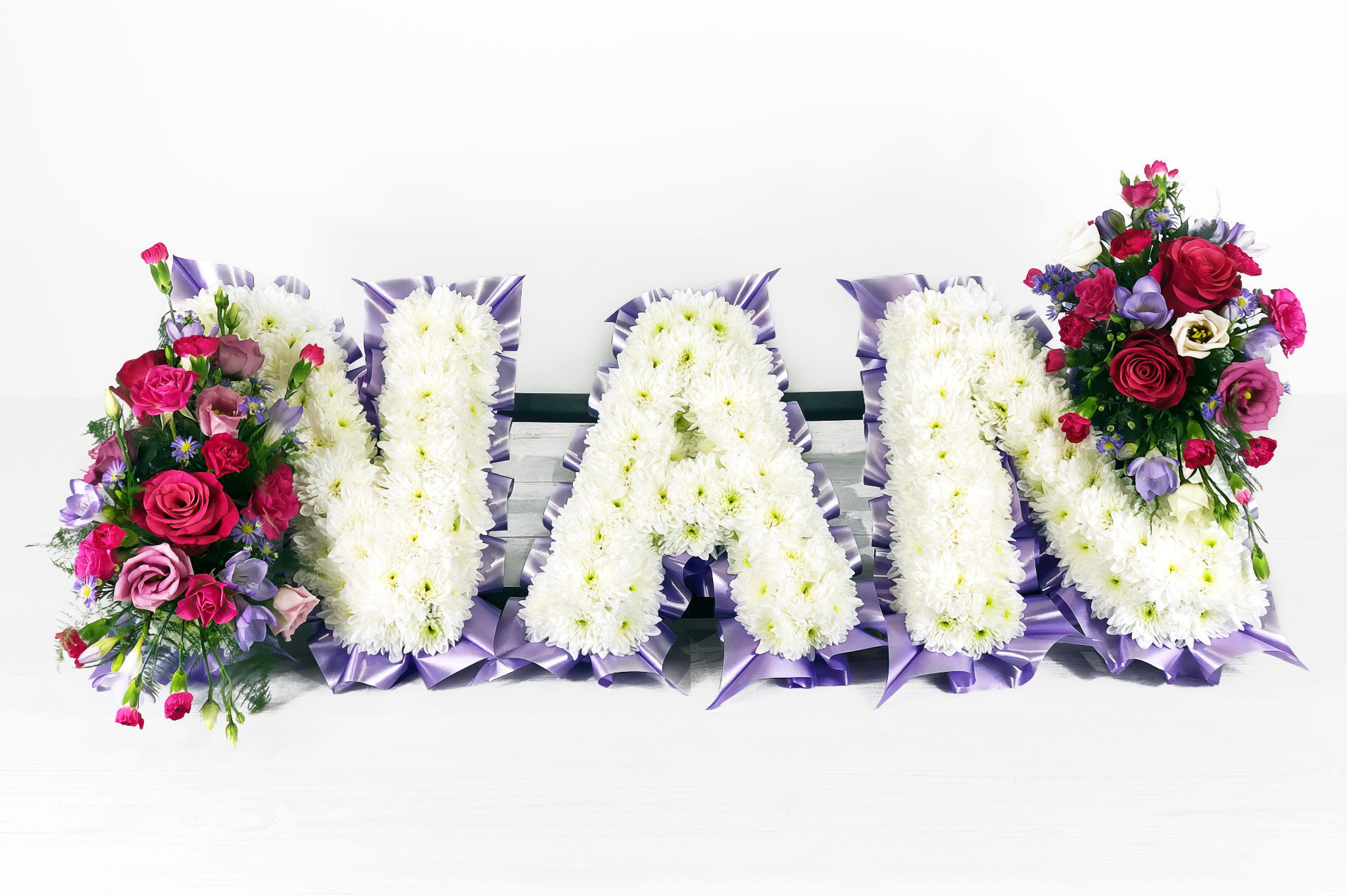 Lettering Floral Tribute 