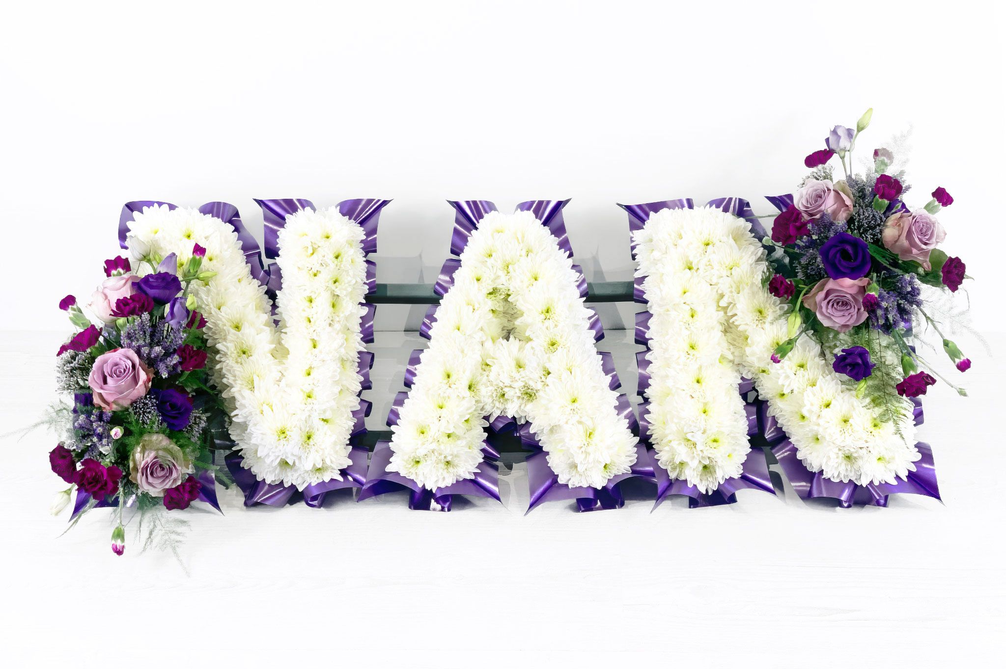 Lettering Floral Tribute 