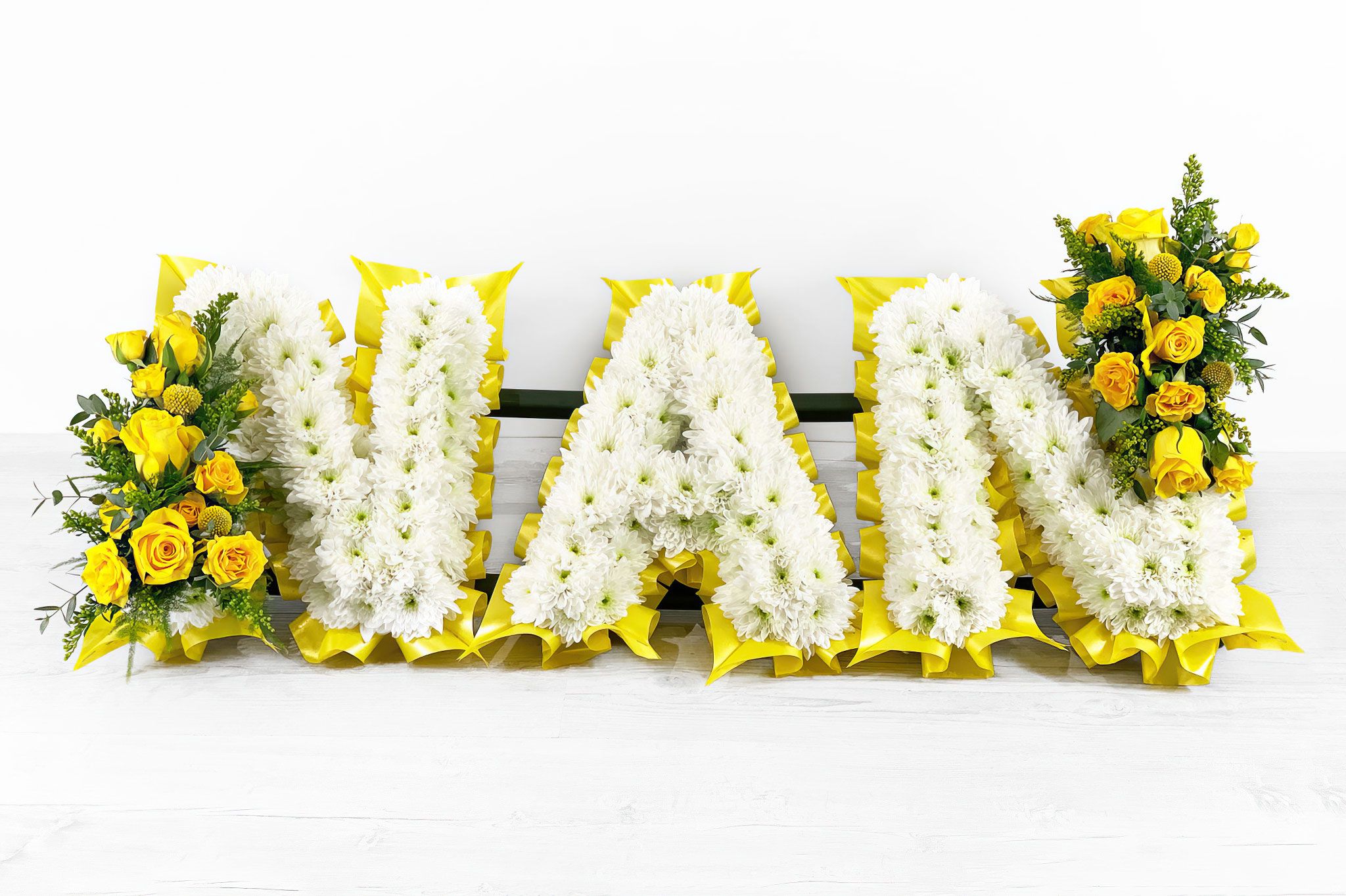 Lettering Floral Tribute 