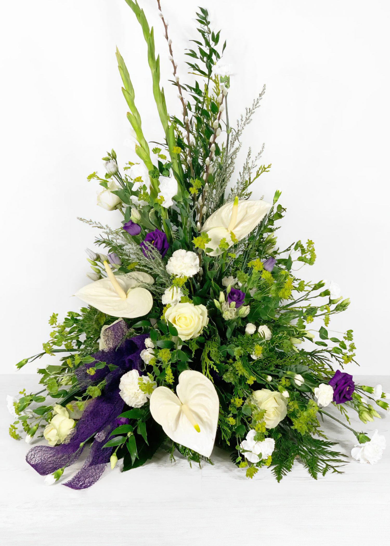 Funeral Pedestal Arrangement