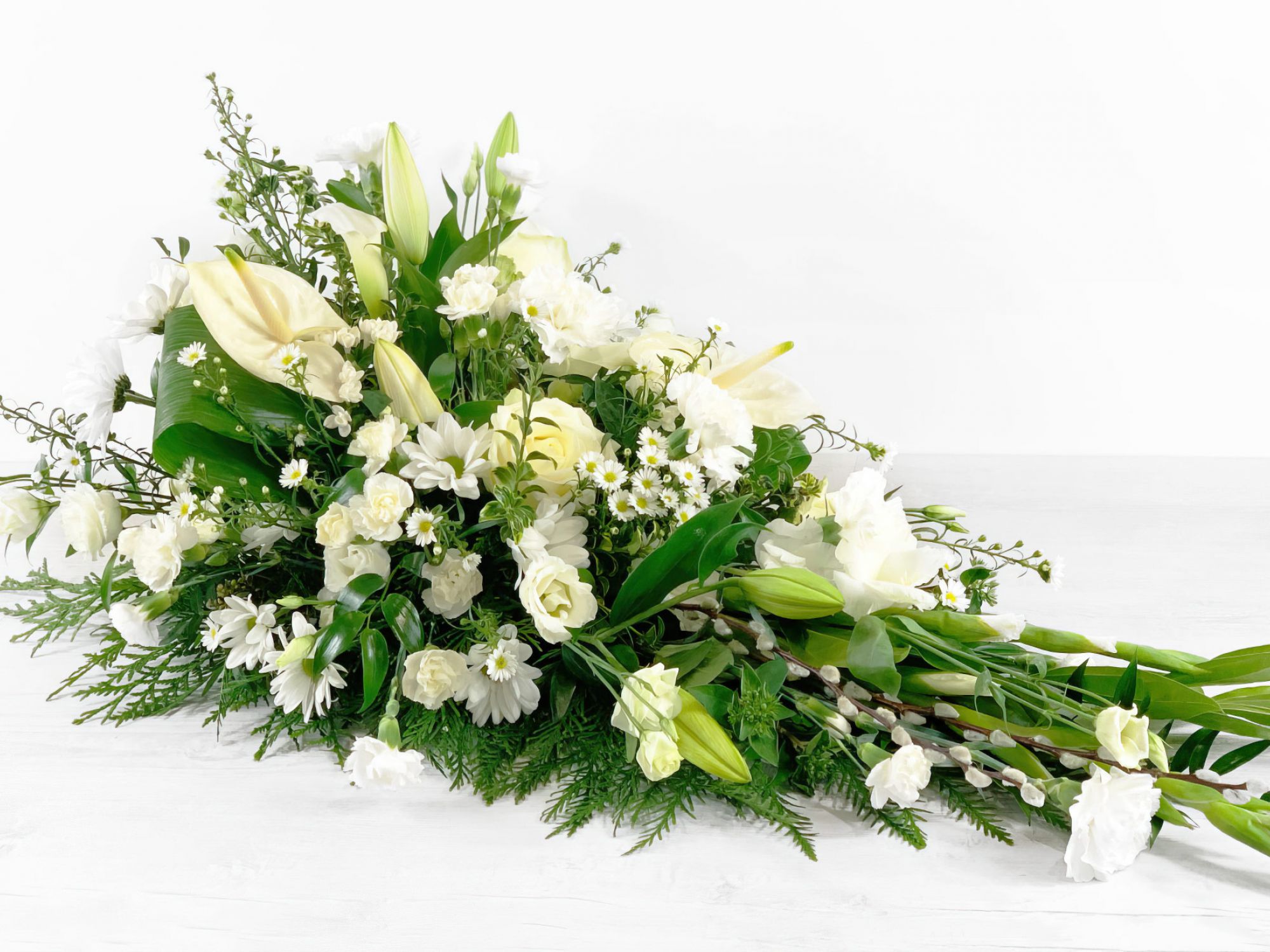 Single Ended Funeral Floral Spray