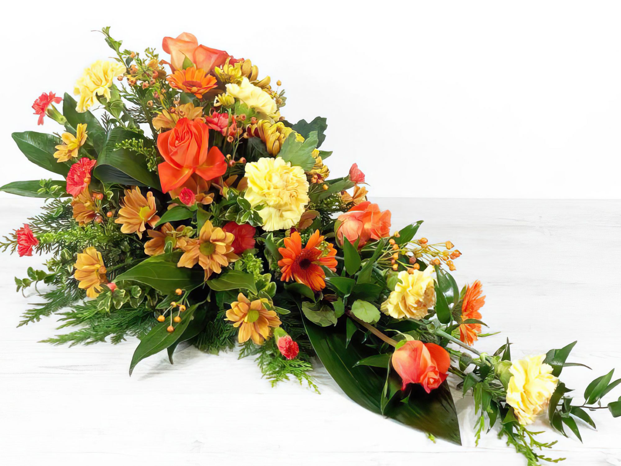 Single Ended Funeral Floral Spray