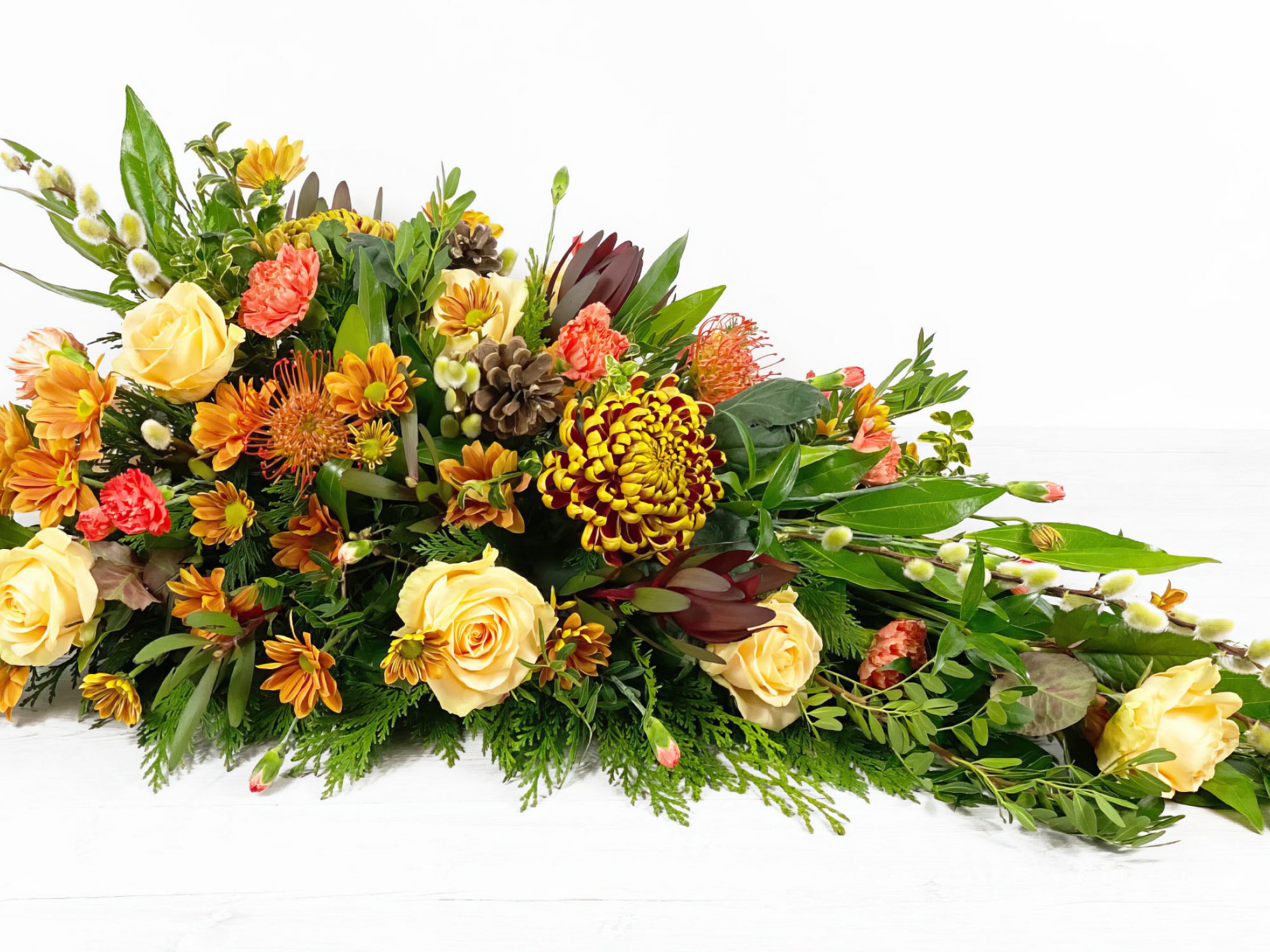 Single Ended Funeral Floral Spray