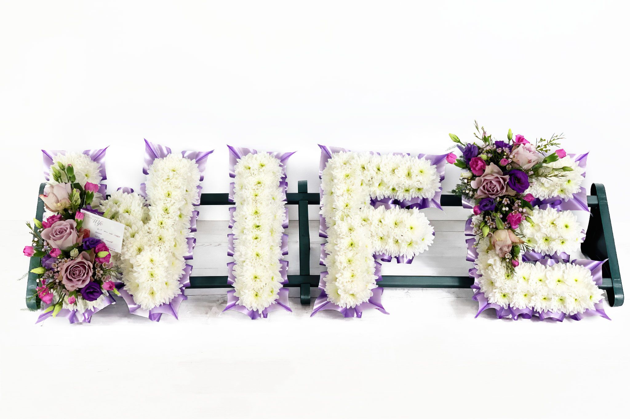 Lettering Floral Tribute 
