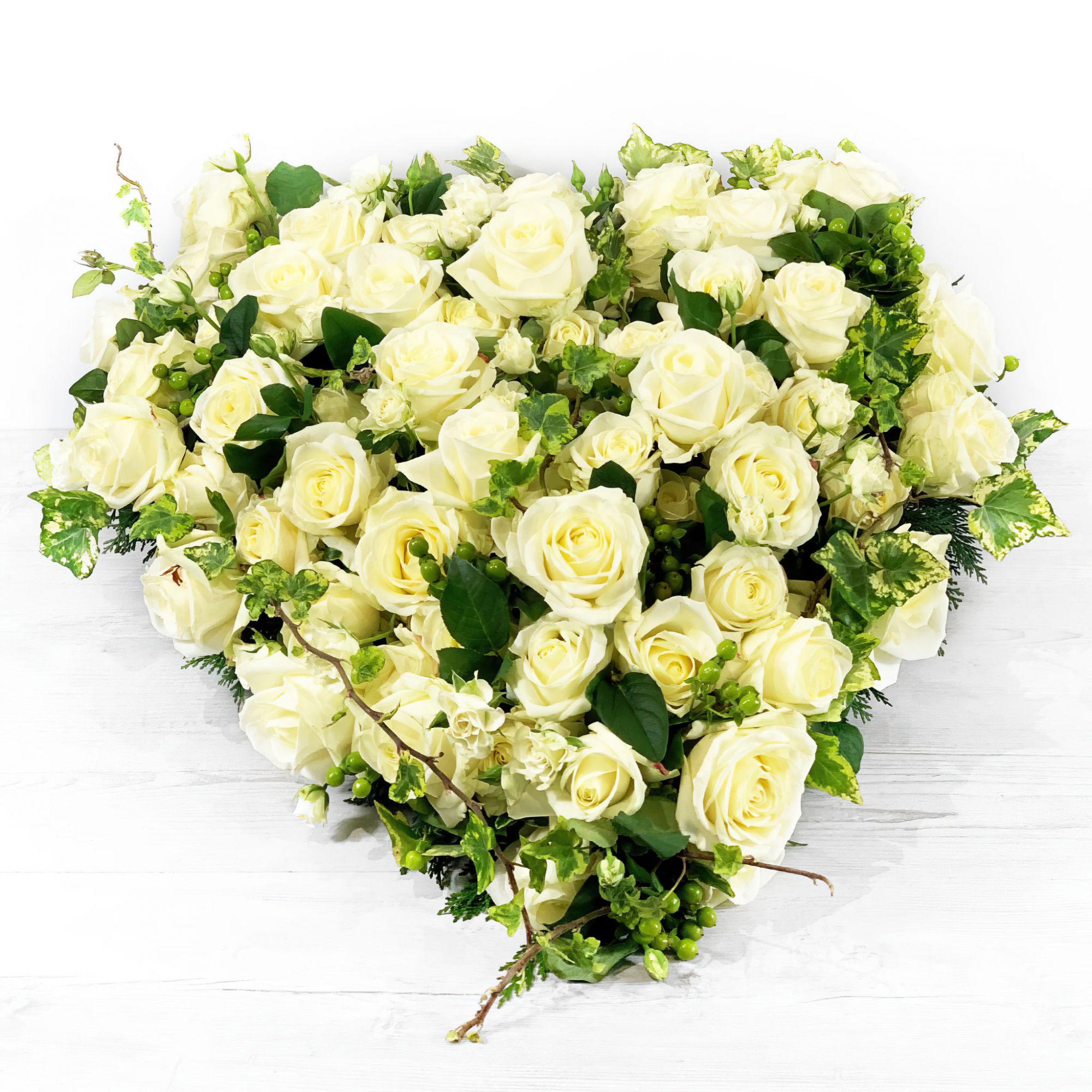 Rose Full Heart Floral Tribute