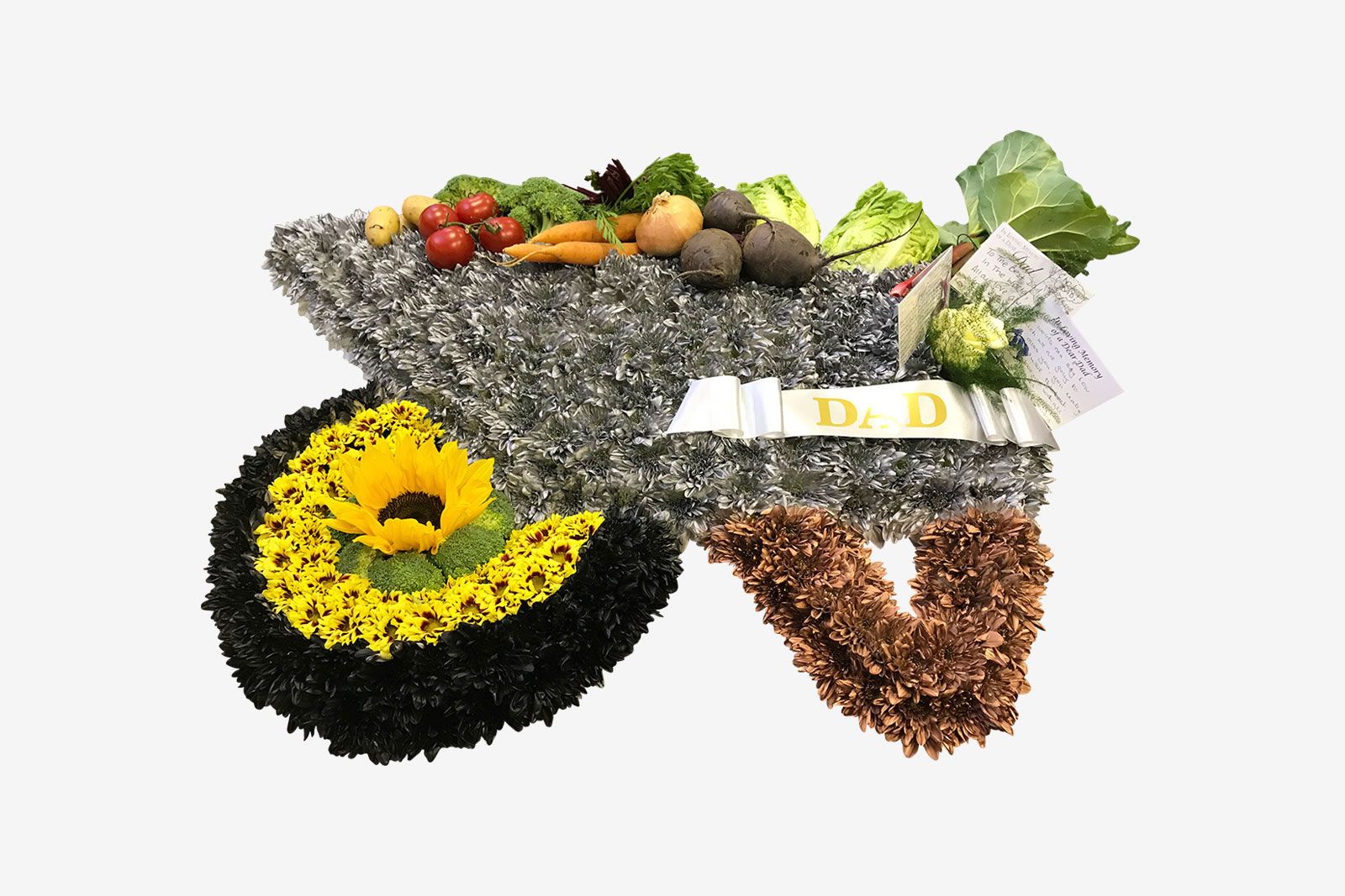 Wheelbarrow Funeral Floral Tribute