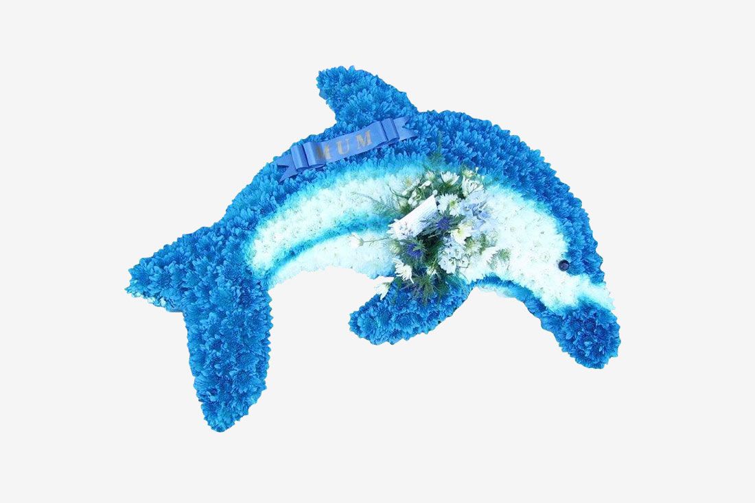 Dolphin Funeral Floral Tribute