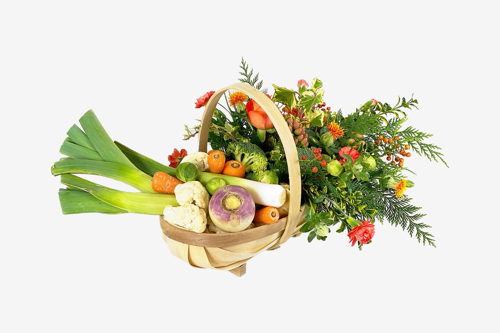 Vegetable Basket Floral Tribute